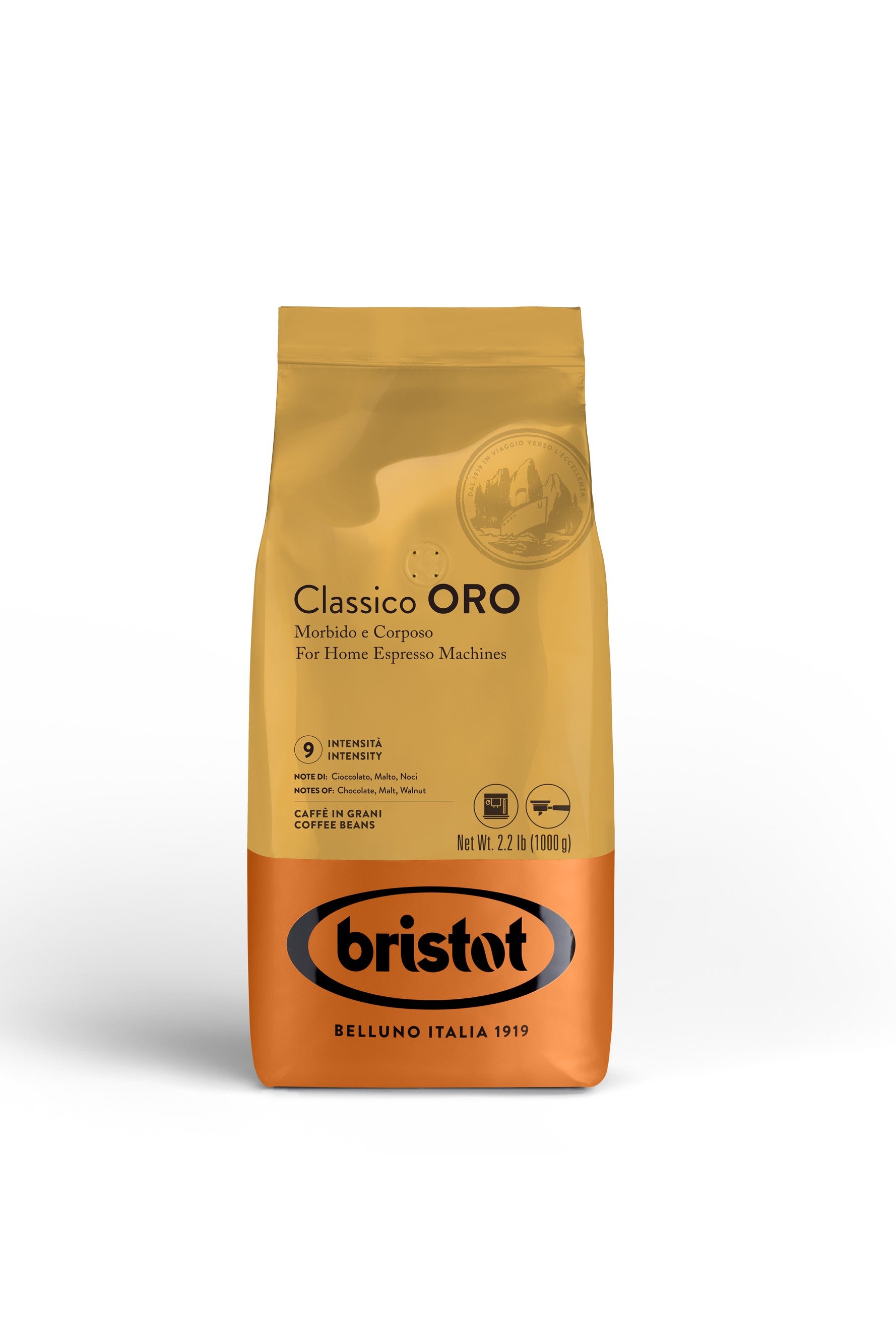 Bristot Classico ORO Bohnen 1Kg Bristot Classico ORO Bohnen 1Kg